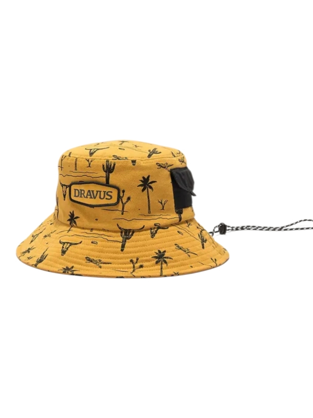 Dravus Yellow Desert Print Bucket Hat